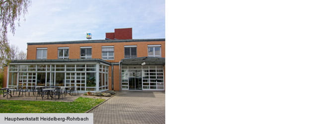 Geb&auml;ude der Hauptwerkstatt Heidelberg-Rohrbach